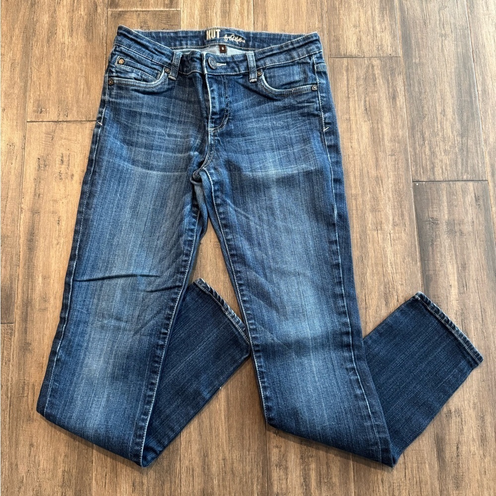 Kut from the Kloth Women's Dark Blue Skinny Jeans